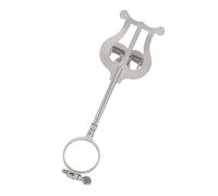 ifundom 1pc Portable Clarinet Music Score Clamp Sturdy Music Holder for Easy Organization for Students and Enthusiasts Silver Finish