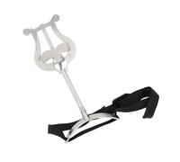 ifundom 1pc Portable Euphonium Music Score Stand Silver Rack for Sheet Music for Musicians and Students