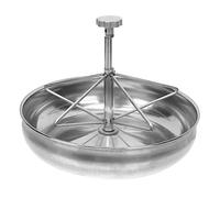 ifundom 1Pc Thickened Stainless Steel Piglet Feeding Trough Durable Livestock Feeding Bowl for Pigs Rustproof Design for Pig Farms Livestock Use