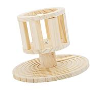 ifundom 1Pc Wooden Rabbit Food Feeder Rack Durable and Safe Hay Manger for Guinea Pigs Chinchillas and Animals Easy to Install Pet Feeding Station Design