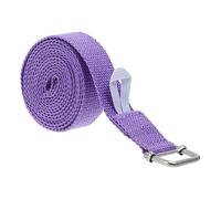 ifundom 1Pc Yoga Stretch Belt Durable Cotton Resistance Band for Stretching Flexibility for Daily Exercise Physical Therapy and Yoga Poses Light Purple
