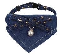 ifundom 1Pcs Dog Bib Collar Bandana Scarf Adjustable Skin Friendly Pet Accessory for Kittens and Puppies for Parties Photos and Daily Wear S