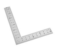 ifundom 1pcs Small Framing Square Drafting Square Professional Carpenter Stainless Steel Lightweight Easy-to-clean Silver Tool on The Go Field Use