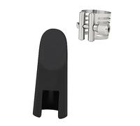 ifundom 1set Alto Saxophone Mouthpiece Clip and Cap Fastener for Saxophone Easy Installation Replacement Clip for Broken Parts Construction