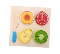 ifundom 1set Boys and Girls Fruit Cutting Toy Educational Pretend Play Puzzle for Toddlers Years Interactive Fruit Cutting Game for Boys and Girls Fun Learning Activity for Early