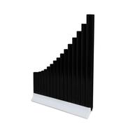 ifundom 1set c Key Pan Flute for Beginners Tube Panpipe Portable Black Musical Instrument for Music Enthusiasts for Learning and Teaching