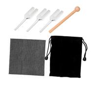 ifundom 1set Chakra Tuning Fork Aluminum Alloy Music Therapy Kit with Hammer and Storage Bag for Sound Healing and Vibrational Therapy for Meditation and Relaxation