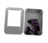 ifundom 1set Guitar Finger Picks for Acoustic Instruments Right-handed Design Iron Storage Box for Complete Tool for Fingerstyle Techniques and Improved Sound Quality