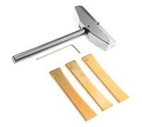 ifundom 1set Guitar Fret Installation Tools Pressing Kit for Bass and Guitar Maintenance Includes Fret Press Wrench and Inserts