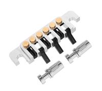 ifundom 1set Guitar Tailpiece Replacement Durable Metal Design Easy Install for Electric Guitar Compatible Models for Restoring Old Broken Parts