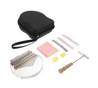 ifundom 1set Kalimba Thumb Piano Transparent Finger Piano Lightweight Music Instrument for Beginners Beautiful Sound Quality Easy to Kalimba