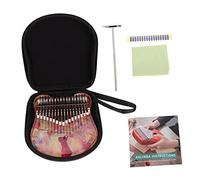 ifundom 1set Keys Thumb Piano Portable Kalimba Musical Instrument Beautiful Sound Ergonomic Design for Beginners and Music Includes Bag and Tuning Hammer