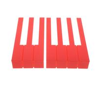 ifundom 1set Piano Key Replacement Tops Vibrant Colors Easy Installation Essential Tuning Tools for Piano Owners Compatible Standard Keyboards Stylish Upgrade Accessory