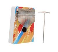 ifundom 1set Portable Kalimba Thumb Piano for Beginners Tone Finger Musical Instrument Spruce Smooth Texture for Ages