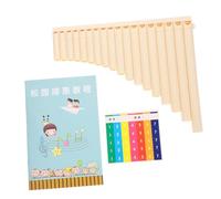 ifundom 1set Portable Key Pan Flute Musical Instrument for Beginners Pipe Material Melodious Sound Easy to Play for Students and Music
