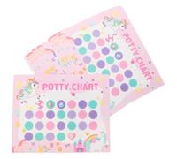 ifundom 1set Potty Training Chart for Boys and Girls Design Reward Stickers for Girls Boys Encourages Independent Toilet Use Establishes Routine Gentle Materials Easy to Apply