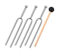 ifundom 1set Premium Guitar Tuning Forks with Mallet Tuning Tool for Guitar Violin and More Accurate Frequency Response for Musicians and Music
