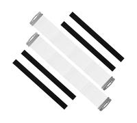 ifundom 1set Professional Snare Drum Wire Mounting Straps Fixing Parts for Snare Drum Wires Complete Straps Clips for Drummers and Musicians