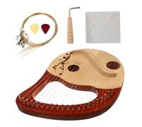 ifundom 1set String Wood Lyre Harp Portable Small Lyre Accessories Design for Music Lovers and Beginners for Travel and Home Use