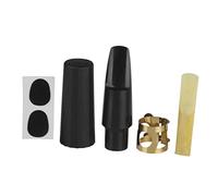 ifundom 1set Tenor Saxophone Mouthpiece Accessories Kit Includes Mouthpiece Cap Fastener and Pads for Students and Beginners Music Instrument Essentials