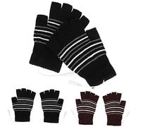 ifundom 1set USB Heated Thermal Gloves of Adjustable Knitted Mitts for Outdoor Activities Winter Hand Warmers for Skiing Riding Cycling More Windproof Comfortable Fit 2pairs
