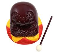 ifundom 1set Wooden Knocker Stick for Meditation and Music Buddhist Instrument Sturdy Design Crisp Sound and Smooth Edges for Teaching and Meditation Rooms