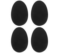 ifundom 2 Pairs Men’S Chest Pad Inserts - Self Adhesive Silicone Fake Muscle Pads - Invisible Push-Up Chest Enhancers - Reusable and Replaceable Fake Muscle Padding Black