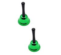 ifundom 2 Pcs Metal Handbell Toy Portable Handbell for Boys and Girls Hand Percussion Bell Musical Instrument Toy Crib Mobile Small Hand Held Bells