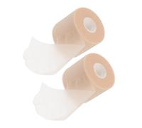 ifundom 2 Rolls Elastic Skin Color Sports Tape Shock-Absorption Athletic Prewrap for Wrists Ankles Knees Sponge Film Underwrap for Injury Protection and Sweat Resistance