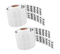 ifundom 2 Rolls Self Adhesive Numbered Stickers for Efficient Inventory Management for Warehouses Logistics Production Labels for Easy Tracking Organization
