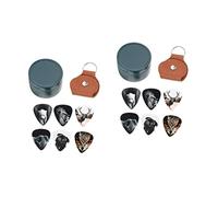ifundom 2 Sets Guitar Pick Sparkle Celluloid Material Guitar Plectrum Replacement Creative Pattern Ukulele Plectrums