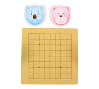 ifundom 2 Sets Kids Weiqi Set: Plastic Stones And Dual Side Wood Board - Interactive Chinese Board Game For Beginner And Kids - Great For Travel Or Home Play