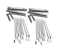 ifundom 2 Sets Portable 8-note Thumb Pianos Mini Kalimba Music Instruments with Metal Keys Smooth and Safe to Use for Performance and Camping Beginners and Students