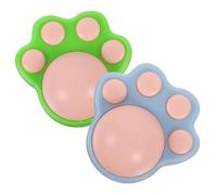 ifundom 2 Sets Rotating Claw Shape Catnip Ball for Indoor Cats Stimulating Licking Playing Portable Self Amusing Pet Treat in Green Blue for Appetite Boost and Mood Regulation