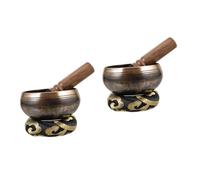 ifundom 2 Sets Singing Bowl Meditation Bowl for Yoga Practice for Home Random Color