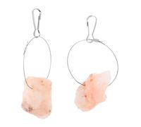 ifundom 2 Sets Small Animal Natural Salt Blocks with Rope and Hook, Irregular Mineral Lick Stones for Hamsters, Rabbits, Hedgehogs, and Squirrels, Chew for Small Pets Teeth and Mineral