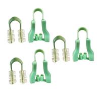 ifundom 2 Sets U Type Silica Gel Nose Clips Set for Night Sleeping Comfortable and Durable Nasal Splints for Women Smooth Surface Easy to Wear and Combination Pack
