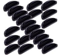 ifundom 20 Pairs Glasses Nose Pads Soft Silicone Elevated Non-Slip Eyeglass Nose Supports for Comfortable Fit Suitable for Eyeglasses Repair and Daily Use