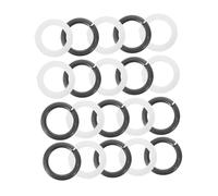 ifundom 20 Pairs Tuning Peg Gasket Guitar Washer High Hardness Metal Reusable Plastic Spacer for Improved Sound Stability Assorted Color, 0.60X0.60X0.10Cm, Guitar Repair Accessories