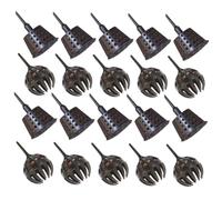 ifundom 20 Pcs Plastic Gardening Fertilization Boxes with Covers Reusable Fertilizer Containers for Bonsai Flowers Orchids and Small Plants Plastic Storage for Outdoor Garden Use