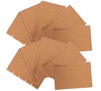 ifundom 20 Sets Kraft Paper Oxford Index Cards 3 X 5 Inch with Blank Classification Tabs and File Dividers for Office and School Organization