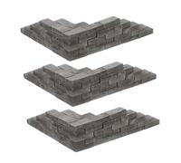 ifundom 200Pcs Scale Miniature Bricks for DIY Crafting Realistic Tiny Wall Bricks for Dollhouse Garden Accessories Lifelike Blocks for Micro Landscape Decoration and Model Building