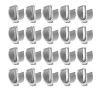 ifundom 20PCS C-Shape Clips for Folding Walkers and Rolling Walkers Tube Pin Lock Brackets Replacement Cane Buckle Clamps for Walking Canes Chair Stand Assist Accessories Grey