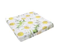 ifundom 20pcs Daisy Print Paper Napkins Floral Disposable Paper Dinner Napkins Charming Scalloped Edges, Easy to Carry and Fold, for Dining Tables and Birthday Parties