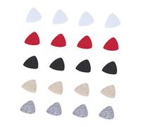 ifundom 20pcs Felt Guitar Picks Ukulele Plectrums Thin Soft Material for Acoustic Guitar Playing Music Random Color