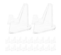 ifundom 20pcs Guitar Pick Display Stand Acrylic Pick Holder Organizer for Guitarists for Storing and Showing Your Guitar at Home Studio