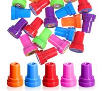 ifundom 20Pcs Heart Stamper Set for Self-Inking Foam Stamps, Assorted Designs for Classroom Rewards, Party Favors, and Craft Activities, Easy to Hold Teacher Supplies