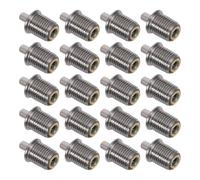 ifundom 20pcs Heavy Duty Wire Rope Tensioners with Iron Construction, Silver Reusable Cable Grippers for Secure Load Distribution, Outdoor and Logistics Use, Rope Clips