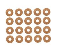 ifundom 20pcs Khaki Cork Guitar Pick Grips Anti-slip Pads for Guitar Picks Does Not Affect Essential for People Who Love Playing