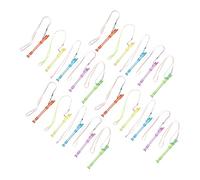 ifundom 20pcs Mini Colorful 6-hole Clarinet Set for Boys and Girls Lanyard Beginner Musical Instrument for Children and Adults for Music Education and Practice